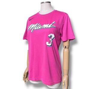 NIKE Unisex NBA Wade Dwayne Miami Heat 18-19 Season City Limited Edition Shirt